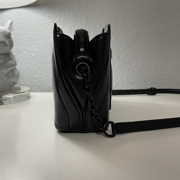 NWOT Calvin Klein black leather purse - Picture 2 of 5